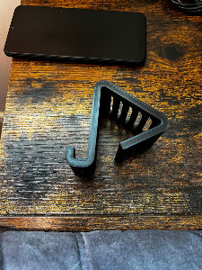 black custom 3d printed phone stand