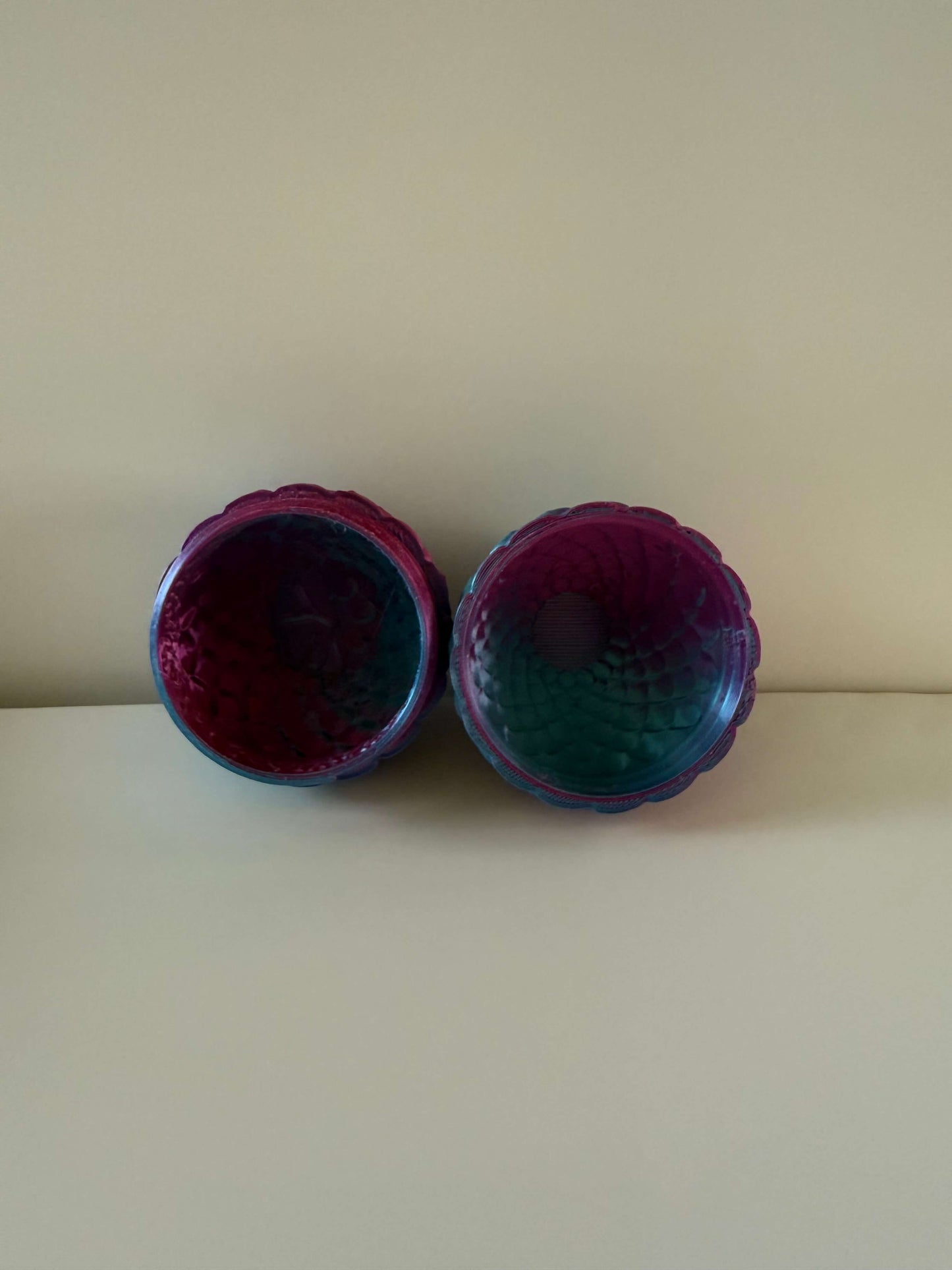 Mystic Dragon Egg Box – 3D Printed Fantasy Storage Container in Iridescent Purple & Blue